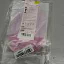 LANON 3 Pairs wahoo Skin-Friendly Cleaning Gloves, Dishwashing Kitchen Gloves with Cotton Flocked Liner, Reusable, Non-Slip, Mauve Mist, Large