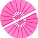 13inch Large Rave Fan Popping Fan Clacking Fans for Line Dancing,Hand Fans for Women Foldable,Boots on The Ground Fan,Portable for Outdoor,Wedding,Party,Decoration (4 Packs), Pink