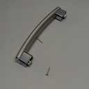 WB15X26821 Door Handle Replacement Compatible with GE Microwave Oven JVM6175SK2SS JVM7195SK3SS JVM6175SK1SS JVM6175EK2ES JVM7195SK1SS, 4464467 AP6024408 PS11736302 EAP11736302