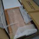 Large Wooden Chicken Coop Outdoor Duck House & 2 Wooden Eggs Run Cage Nesting Box Waterproof Asphalt Roof Ramp Removable Tray Wire Fence Poultry Pet Hutch for Backyard Small Animal Orange 79"