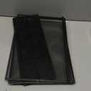 Marbrasse 2 Tier Paper Organizer Letter Tray, Mesh File Organizer with Handle, Paper Sorter Desk Organizer for Home Office Supplies - Black