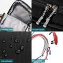 Backpack Strap Pouch,Backpack Accessories Shoulder Pouch,Smartphone Strap Pack, Back Pack Strap Pocket Attachment Bag for Hikers, Lightweight Phone Holder Pack for Sports Hiking Camping
