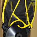 Defender Training Dummy | Fixed Arms for Stable Defense Practice | Height-Adjustable Steel Base | Basketball, Soccer, Football Mannequin (Orange)