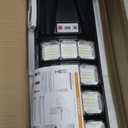 9000W Solar Street Lights Outdoor Waterproof, Heavy Duty Solar Powered Light Outside, Large Solar Parking Lot Light Dusk to Dawn, Motion Sensing, Pole or Wall Mounted, Remote Control, Bright