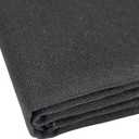 10oz Heavy Duty Cotton Canvas Fabric 60" x 40", Thick Cotton Duck Cloth for Painting, Sewing, Crafts, Tote Bags, Embroidery, Home Decor, Drop Cloth (Black)