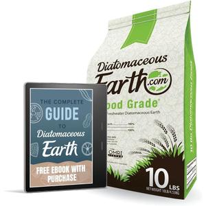 DiatomaceousEarth Food Grade Diatomaceous Earth 10lb | 100% Organic, All-Natural Powder | Safe for Humans & Pets | OMRI Listed for Organic Use