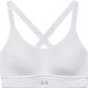 Under Armour Women's Infinity Mid Impact Bra (Medium, (100) White / White / Halo Gray)