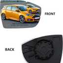 Passenger Side Mirror Replacement for Ford Focus 2012 2013 2014 2015 2016 2017 2018 - Right Side Mirror Glass, Rear View Mirrors Glass