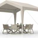 7 X 7 FT Pop Up Canopy,Portable Outdoor Canopy Tent with Rust-Resistant Frame & Waterproof UV Protection Canopy,Quick Setup, for Camping, Backyard Parties & Markets