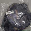 Round Fitted Tablecloth with Elastic Edge Design Table Cover Waterproof Stain-Resistant Wipeable Table Cloth Best for 54"-58" Round Tables for Outdoor Indoor Black Marble