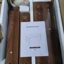 Tribesigns 62 Farmhouse Dining Table for 4-6 People, Large Rectangle Kitchen Table, Dinner Table Kitchen & Dining Room Furniture with Carved Turned Legs (Walnut)