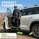 Running Boards Side Steps Compatible with Toyota Grand Highlander/Lexus TX350 TX500h TX550H+2023 2024 2025 2026 Accessories, 2PCS Heavy-Duty Nerf Bars Pedals Quick & Easy to Install