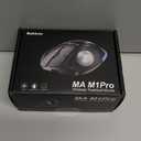 SABLUTE Wireless Trackball Mouse, Ergonomic Bluetooth Rechargeable Computer Mouse, Backlit Rollerball Thumb Laptop mice with 5 Level DPI, Adjustable Angle, 3 Devices Connection for PC, Mac, Windows