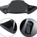 Vivid Black Fairing Air Duct, Air Duct Baffle and Actuator Assembly Kit Compatible with Harley Davidson Road Glide 2015-2023