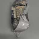 Short Hair Topper for Thinning Hair 4 Inch Short Pixie Cut Toppers Pieces Natural Curly Texture Synthetic Mix Grey Wiglets Hairpieces (4 Inch)