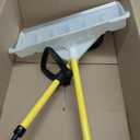 Snow Pusher, Snow Plow Shovel with Ergonomic Dual D-Handles & 22'' UHMW Blade, Lightweight Manual Snow Shovel for Driveway, Sidewalk & Patio