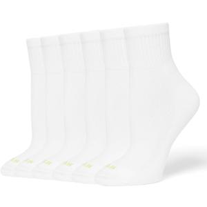 HUE Women's Mini Crew Sock 6-pack, One Size