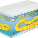 Beistle Soft Twist Poly Leis, Yellow (1.5-inch x 36-inch)