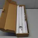 Closet Rods for Hanging Clothes, 17 to 84 Inch Heavy Duty Stepless Adjustable Closet Hanging Rod, 1.3 Inch Diameter Metal Closet Rod for Wardrobes Laundry Bedroom RV, White