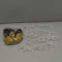 Black and Gold 6 Sets Balloon Stand Kits, Balloon Sticks with Base for Table Centerpieces Decorations for Graduation Birthday Wedding Retirement Anniversary Party (Black&Gold)