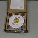 Kidde Smoke and Carbon Monoxide Detector, Hardwired with 10-Year Battery Backup, Voice Alerts, LED Status Lights, Interconnected, 85 dB Alarm, 5 inches, Expiry: 10 Years After Installation