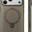 TORRAS Q3 Rugged for iPhone 17 Pro Case with 360 Rotating Magnetic Stand, Fit for MagSafe, 16FT Mil-Grade Drop Protection, Side Anti-Slip Grip, Camera Control Button, Microfiber Lining, Moss Green