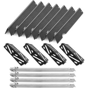 Grill Replacement Parts for Weber GS4 Genesis II E-410, S-410, Genesis II LX E-440, S-440, Flavorizer Bars Heat Deflector Grill Burners, 67489, 67490, 67491, 66041, 66033, 66796, Weber Grill Accessary
