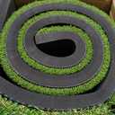 Golf Hitting Mat with Ball Tray 5x4ft - 6x4ft Dual-Turf Practice Mat for Indoor & Outdoor Use Golf Training Mat with Rubber Tee Holes, Suitable for Swing Driving & Chipping, 5 x 4 ft - 1.22"