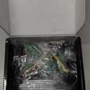 Door Stoppers for Bottom of Door Catch, Door Stop Magnetic Door Stopper for Wall Floor Mount Heavy Huty Magnet Holder Security, No Drill Strong Adhesive & Screws Keep Doors Open Accessories 2 Pack (Black)