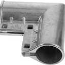 POPETPOP Chain Link Fence Corner Bracket 3.58X3.58X1.57In Zinc-Plated Fence Gate Hardware for Repair and Assembly Outdoor Farm Garden Use