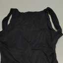 QINSEN Women's Sexy Open Back Sleeveless Crop Tank High Neck Slim Fit Cropped Tee Shirt Y2k Tops (Black), Small
