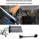 Paintless Dent Fix Tools Car LED Stripe Line Board Light Find Dent Reflector Dent Removal Repair Tool Lamp with with Holder USB Linewith 3 Different Brightness Controls for Car Repair (EXP 08/10/26)