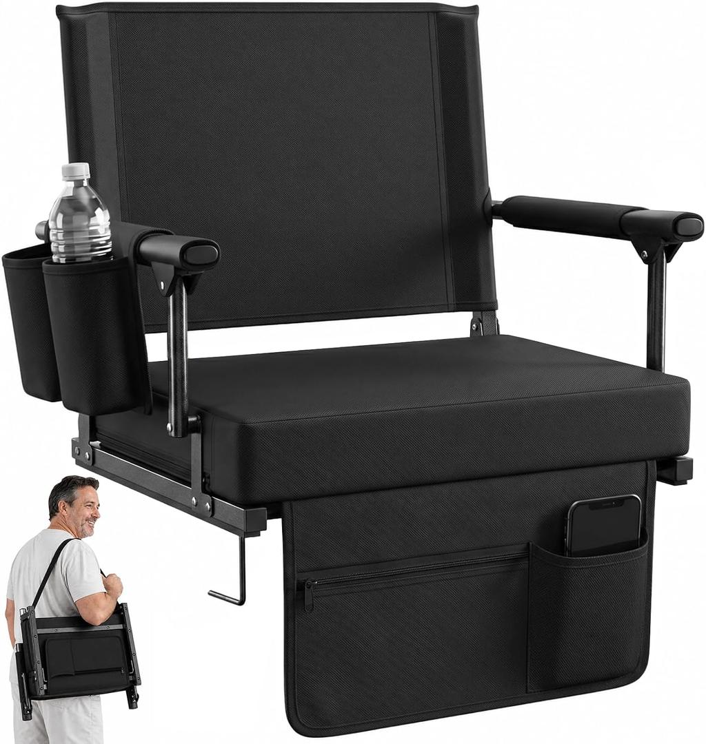 Sekey Stadium Seats with Back Support & Arm Rest, X-Large