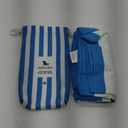 Dock & Bay Beach Towel - Quick Dry, Sand Free - Compact, Lightweight - 100% Recycled - Includes Bag - Cabana - Bondi Blue - Extra Large (200x90cm, 78x35)