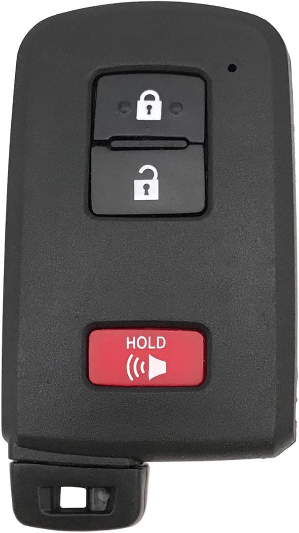 Replacement Key Fob Cover Case fit for Toyota Tacoma Land Cruise Highlander Avalon Camry Tacoma Prius Corolla RAV4 Keyless Entry Key Fob Shell