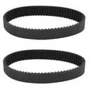 2Pcs 142mm Close Loop Timing Belt Rubber Belt for 3D Printers,Compatible with GT2 Timing Belt
