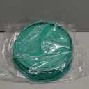 Replacement Lids fits Pyrex 4-Cup Glass Food Storage Container Bowls, 6-Inch Plastic Round Lids Covers for Pyrex 7201-PC, Airtight & Leakproof (4-Pack, Turquoise)