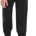 WISHU Medieval Ankle Banded Pirate Pants Boys, Kids Renaissance Viking Pirate Costume, Halloween Cosplay Striped Trousers (10-12 Years, Black)