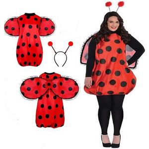ZAALELP Womens Halloween Costumes Cute Funny Ladybug cosplay Costumes