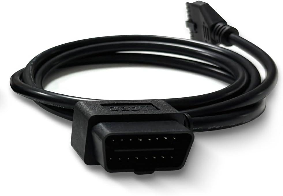 OBD2 Adapter Cable 16 Pin to 10 Pin Cable for PT30 ELD Logging Device Logbook Compliant for ECM w and DOT Work with Most Commercial Trucks ELD Trucking Device