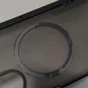 Temdan Magnetic for Samsung Galaxy Z Fold 7 Case,[Compatible with MagSafe][Built-in HD Screen Protector&Invisible Kickstand][Hinge Protection]Translucent Matte Shockproof Phone Case for Z Fold 7,Black