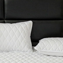 2 White Pillowcase, Size 19"x25"