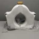 Drive Medical RTL12027RA 2-in-1 Raised Toilet Seat with Removable Padded Arms, Standard Seat