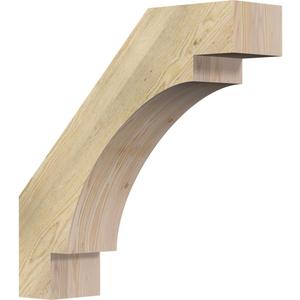 Ekena Millwork BRC06X24X24MRC00RDF 6"W x 24"D x 24"H Merced Rough Sawn Knee Brace, Douglas Fir