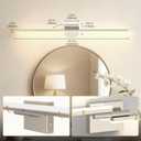 L LOHAS LED Bathroom Vanity Light Bar Over Mirror Modern Nickel 3CCT 48In