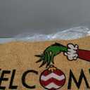 Gertmenian The Grinch Coir Doormat - 2x3 Welcome Mat (2-Pack), Ideal for High Traffic Areas in Front Door, Garage, Entryway - The Grinch Welcome/Merry Grinchmas, 19594