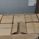 Hewory Glass Hurricane Candle Holder Set of 18, Gold Large Hurricane Centerpiece for Table, Tall Floor Square Pillar Candle Holders Lantern Set for Wedding, Anniversary, Party, Fireplace, Dining Room