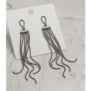 Green Stone Earrings