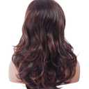 Rugelyss Vintage Wigs Brown Mixed Blonde Wig for Women Lady Layered Synthetic Full Wigs for 60s 70s 80s Cosplay Costume Disco Hair Wig