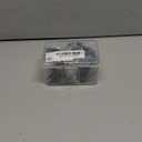 Hotop 30 Pcs Metal Drapery Curtain Rings 0.98/1.26/1.65 inch Interior Diameter and 30 Pcs Hanging Curtain Drapery Pin Hooks for Window Door Shower(Black,42 mm)